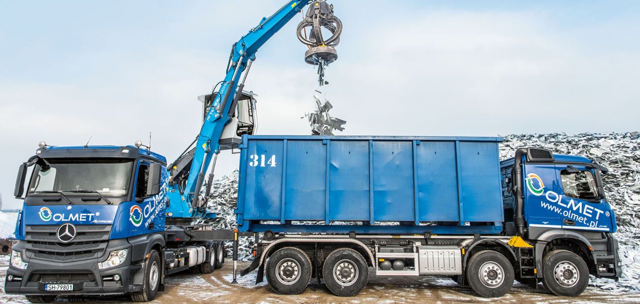 Ciężarówki Actros i Arocs w firmie Olmet