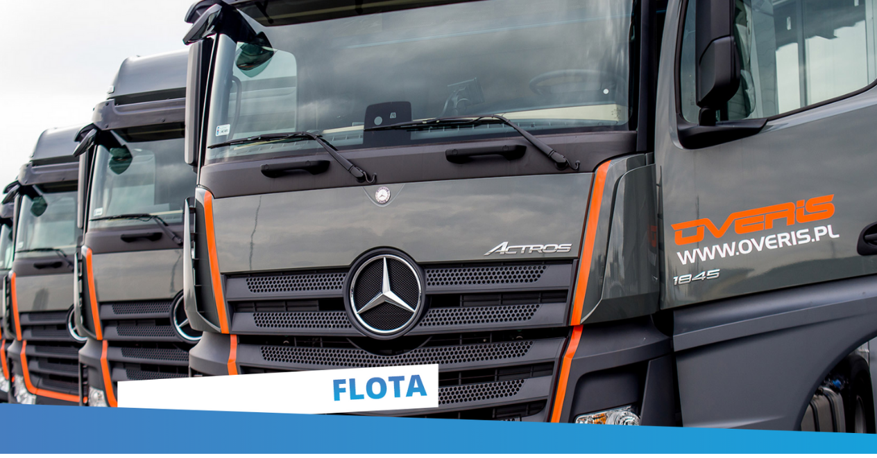 Mercedes Actros w firmie Overis