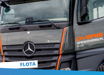 Mercedes Actros w firmie Overis
